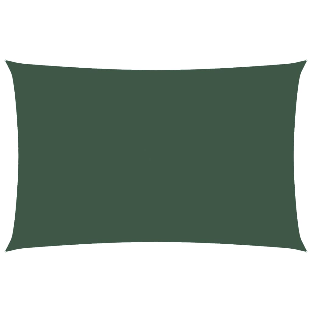 vidaXL Sunshade Sail Oxford Fabric Rectangular 2.5x5 m Dark Green