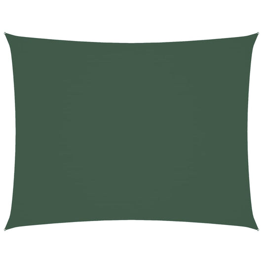 vidaXL Sunshade Sail Oxford Fabric Rectangular 3x4 m Dark Green
