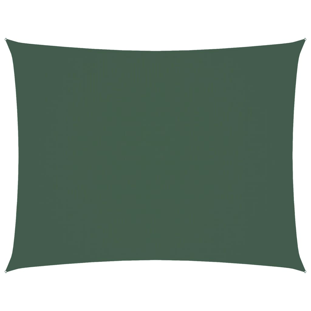 vidaXL Sunshade Sail Oxford Fabric Rectangular 3x4.5 m Dark Green