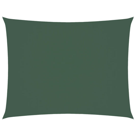 vidaXL Sunshade Sail Oxford Fabric Rectangular 3x4.5 m Dark Green