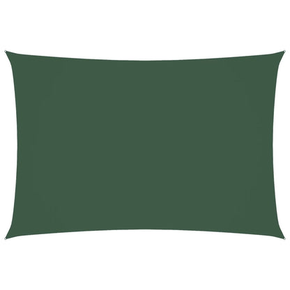 vidaXL Sunshade Sail Oxford Fabric Rectangular 3x5 m Dark Green