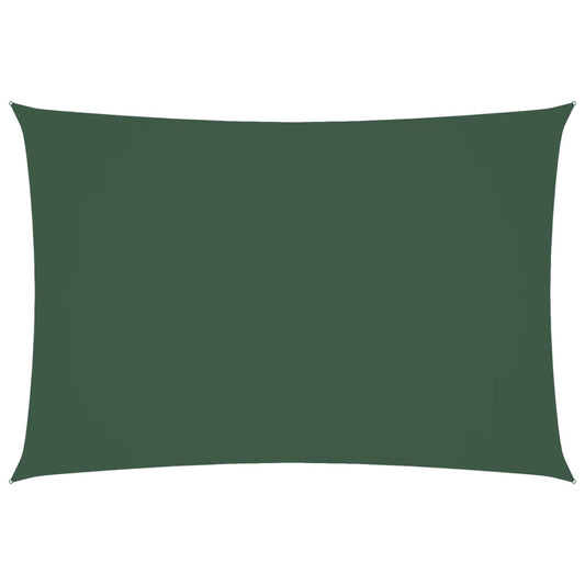 vidaXL Sunshade Sail Oxford Fabric Rectangular 3x5 m Dark Green