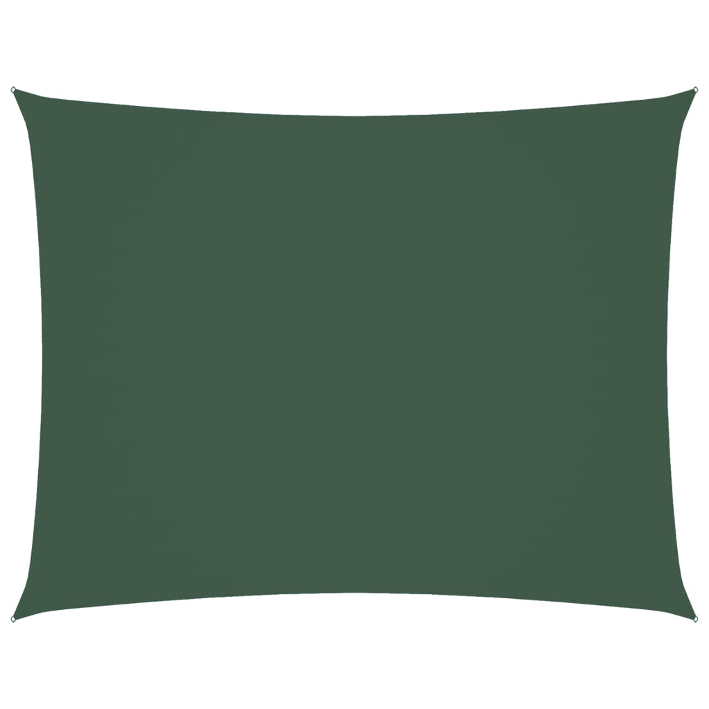 vidaXL Sunshade Sail Oxford Fabric Rectangular 3x6 m Dark Green