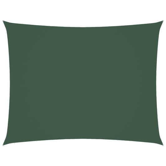 vidaXL Sunshade Sail Oxford Fabric Rectangular 3x6 m Dark Green