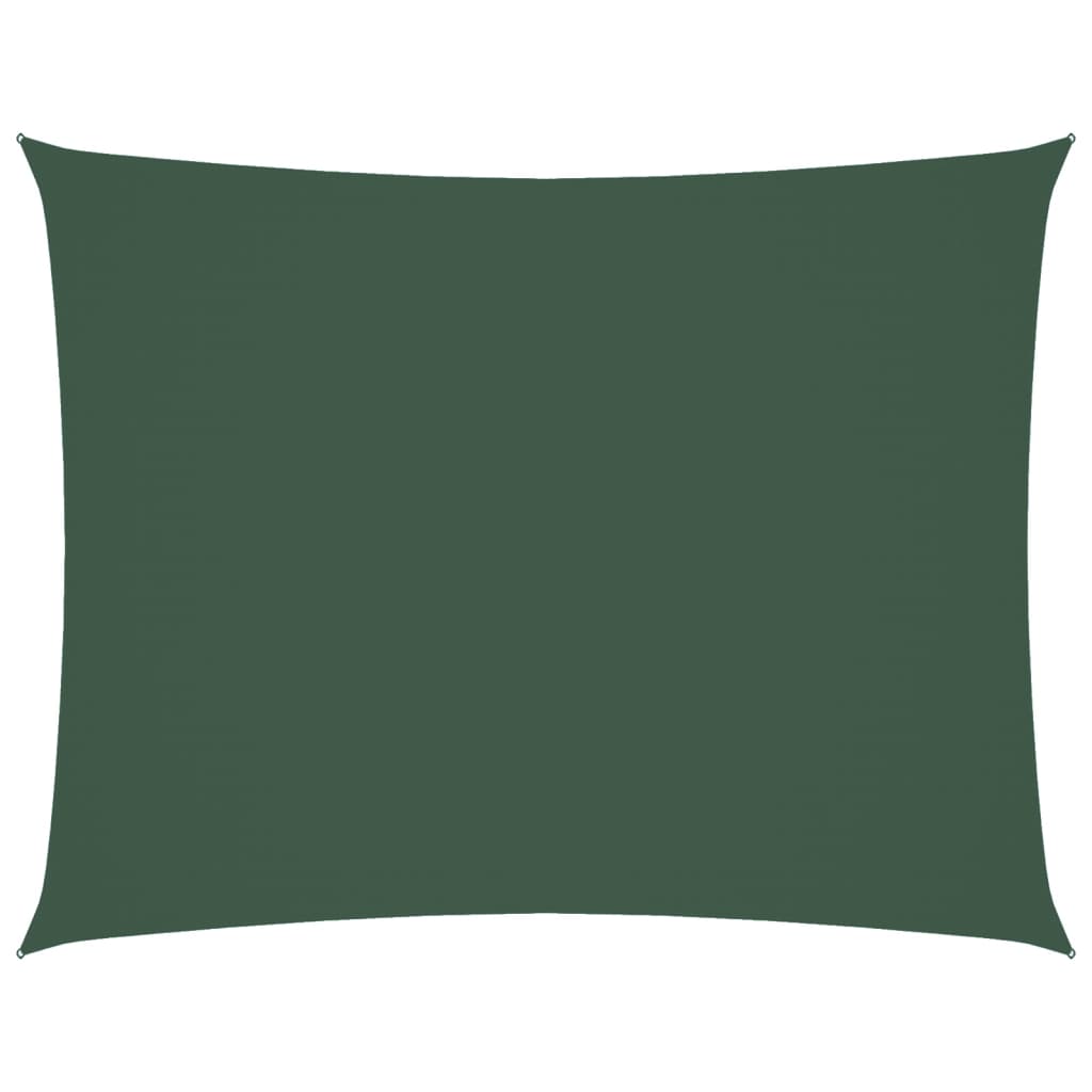 vidaXL Sunshade Sail Oxford Fabric Rectangular 3.5x4.5 m Dark Green