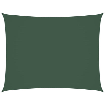 vidaXL Sunshade Sail Oxford Fabric Rectangular 3.5x4.5 m Dark Green