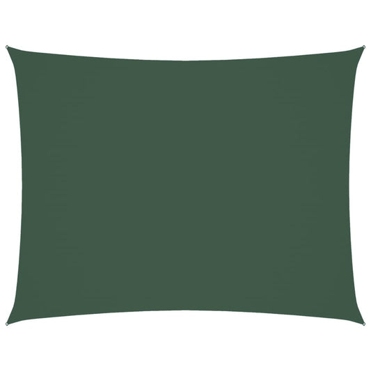 vidaXL Sunshade Sail Oxford Fabric Rectangular 3.5x4.5 m Dark Green
