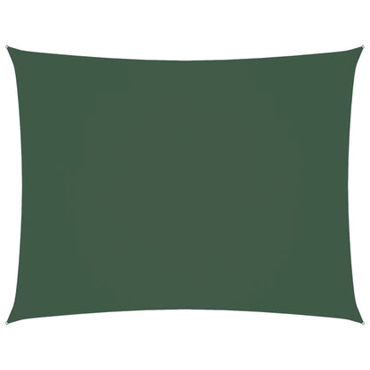 vidaXL Sunshade Sail Oxford Fabric Rectangular 3.5x5 m Dark Green