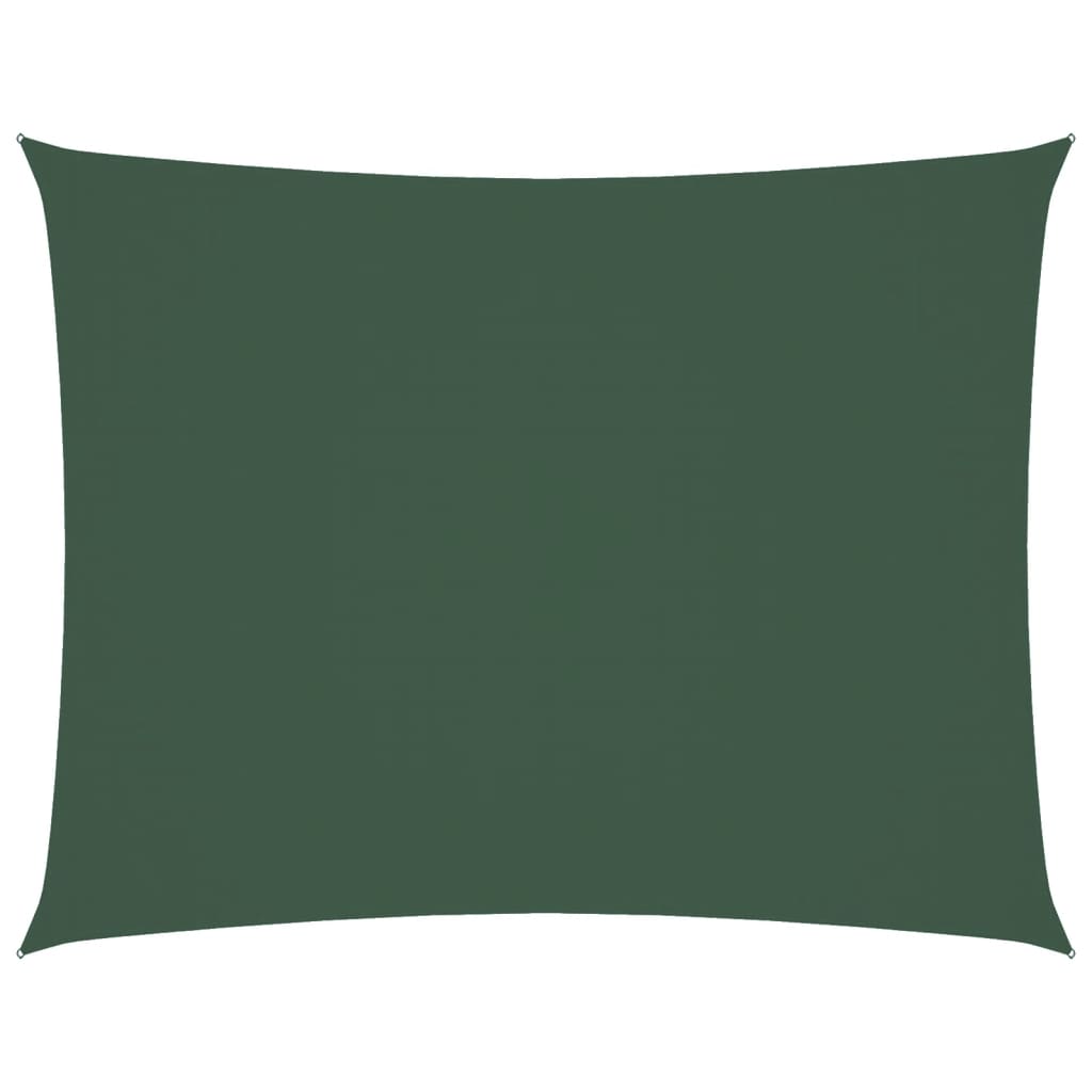 vidaXL Sunshade Sail Oxford Fabric Rectangular 4x5 m Dark Green