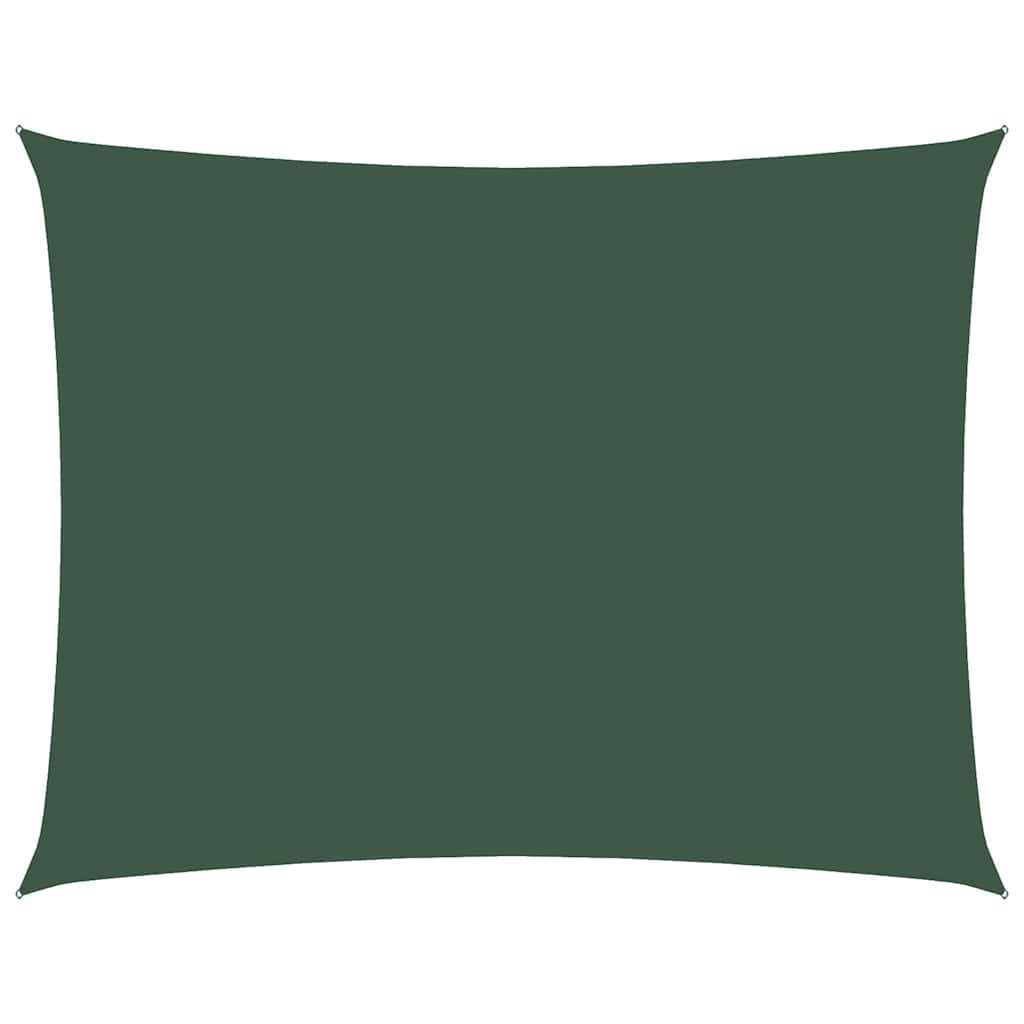 vidaXL Sunshade Sail Oxford Fabric Rectangular 4x5 m Dark Green