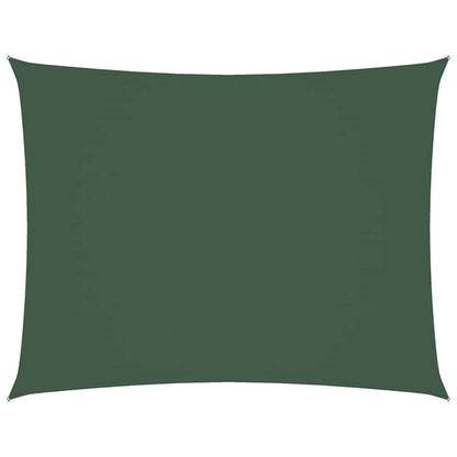 vidaXL Sunshade Sail Oxford Fabric Rectangular 4x6 m Dark Green