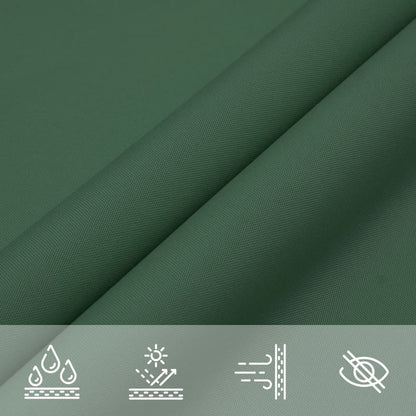 vidaXL Sunshade Sail Oxford Fabric Rectangular 4x7 m Dark Green