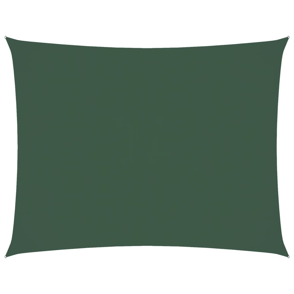 vidaXL Sunshade Sail Oxford Fabric Rectangular 5x6 m Dark Green