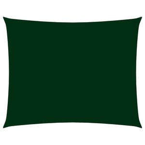 vidaXL Sunshade Sail Oxford Fabric Rectangular 5x6 m Dark Green