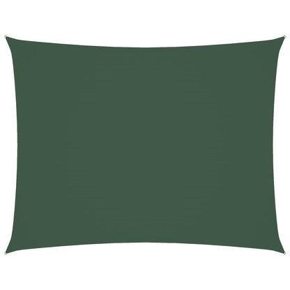 vidaXL Sunshade Sail Oxford Fabric Rectangular 5x7 m Dark Green