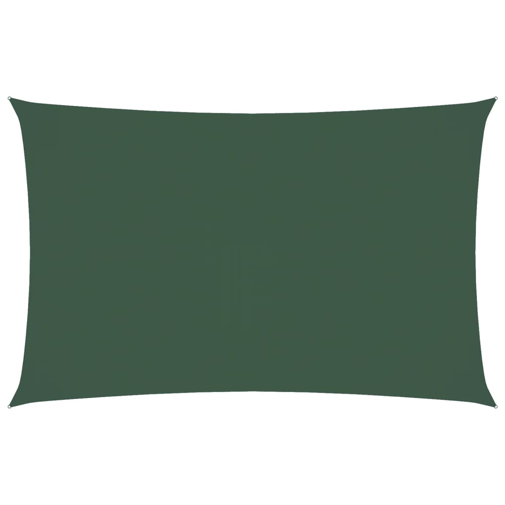 vidaXL Sunshade Sail Oxford Fabric Rectangular 5x8 m Dark Green