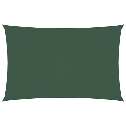 vidaXL Sunshade Sail Oxford Fabric Rectangular 5x8 m Dark Green