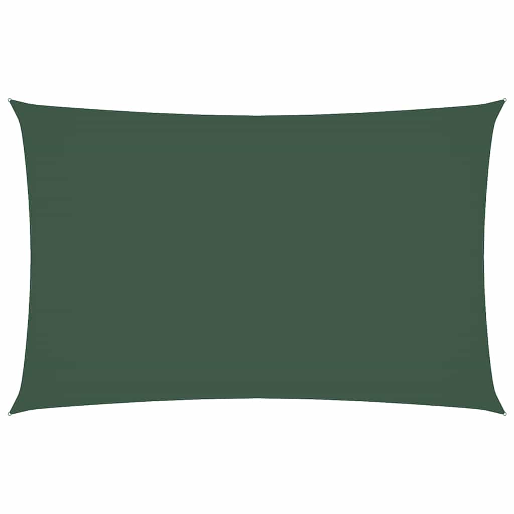 vidaXL Sunshade Sail Oxford Fabric Rectangular 5x8 m Dark Green