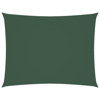 vidaXL Sunshade Sail Oxford Fabric Rectangular 6x8 m Dark Green