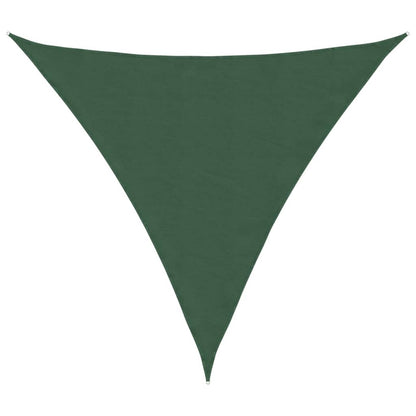 vidaXL Sunshade Sail Oxford Fabric Triangular 3x3x3 m Dark Green