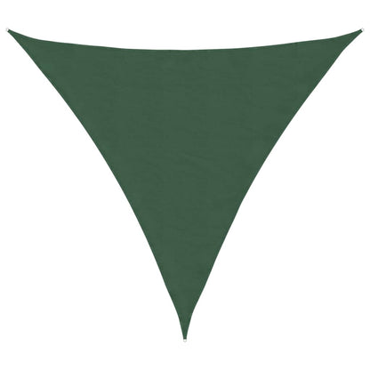 vidaXL Sunshade Sail Oxford Fabric Triangular 3.6x3.6x3.6 m Dark Green
