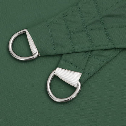 vidaXL Sunshade Sail Oxford Fabric Triangular 4x4x4 m Dark Green