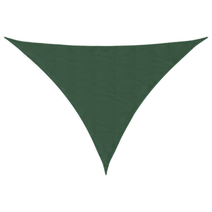 vidaXL Sunshade Sail Oxford Fabric Triangular 4x4x5.8 m Dark Green