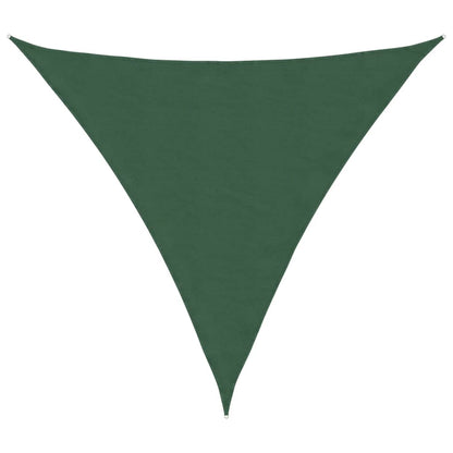 vidaXL Sunshade Sail Oxford Fabric Triangular 4.5x4.5x4.5 m Dark Green
