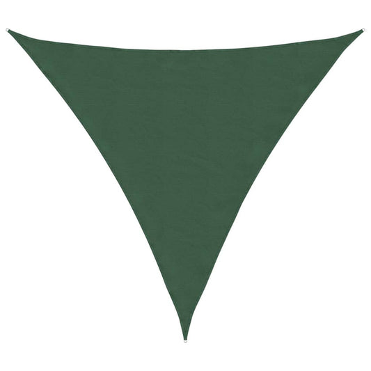 135508 vidaXL Sunshade Sail Oxford Fabric Triangular 4,5x4,5x4,5 m Dark Green
