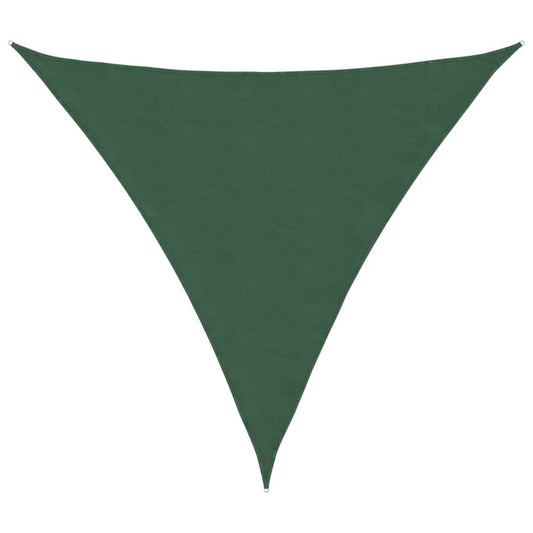 vidaXL Sunshade Sail Oxford Fabric Triangular 5x5x5 m Dark Green