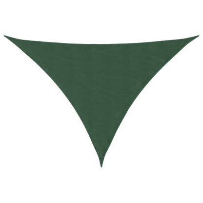 135512 vidaXL Sunshade Sail Oxford Fabric Triangular 5x7x7 m Dark Green
