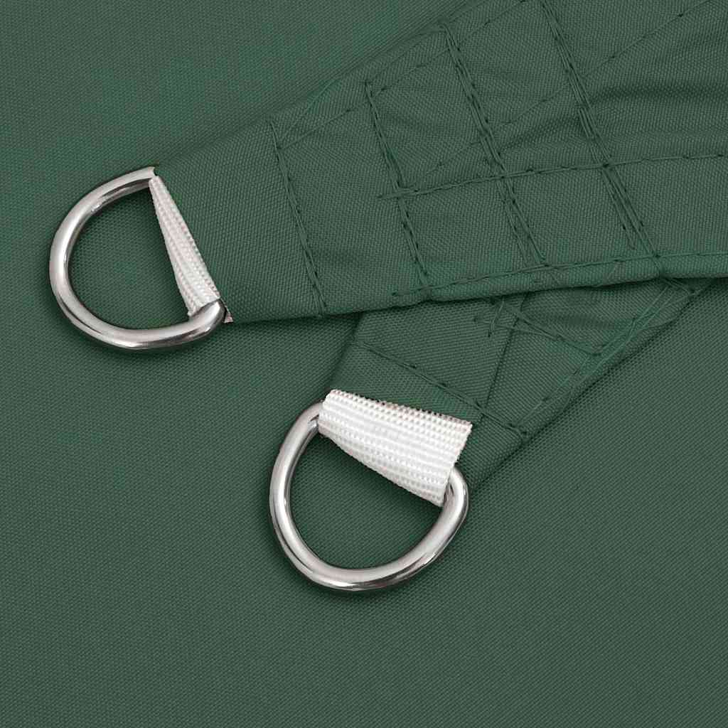vidaXL Sunshade Sail Oxford Fabric Triangular 5x5x6 m Dark Green