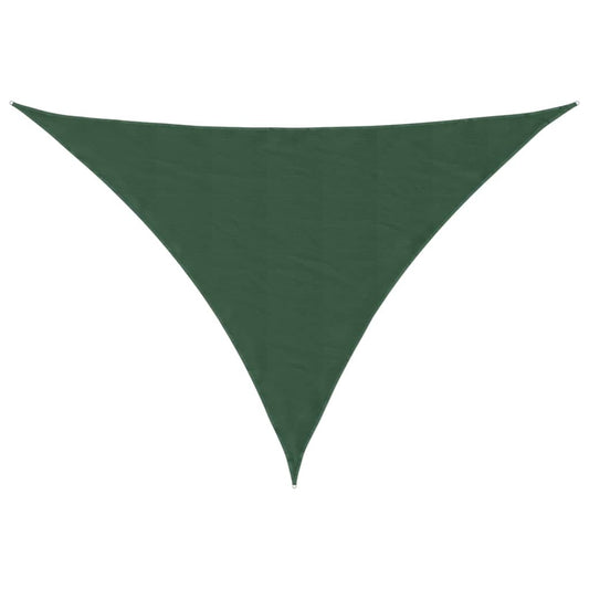 vidaXL Sunshade Sail Oxford Fabric Triangular 4x5x6.4 m Dark Green