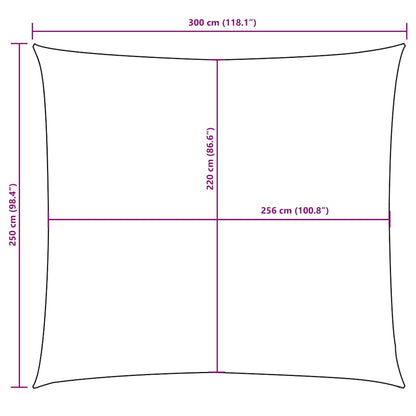 vidaXL Sunshade Sail Oxford Fabric Rectangular 2.5x3 m Blue