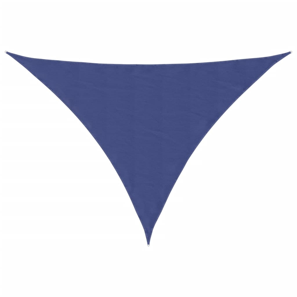 135554 vidaXL Sunshade Sail Oxford Fabric Triangular 2,5x2,5x3,5 m Blue