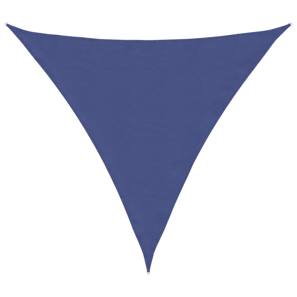 vidaXL Sunshade Sail Oxford Fabric Triangular 3.6x3.6x3.6 m Blue