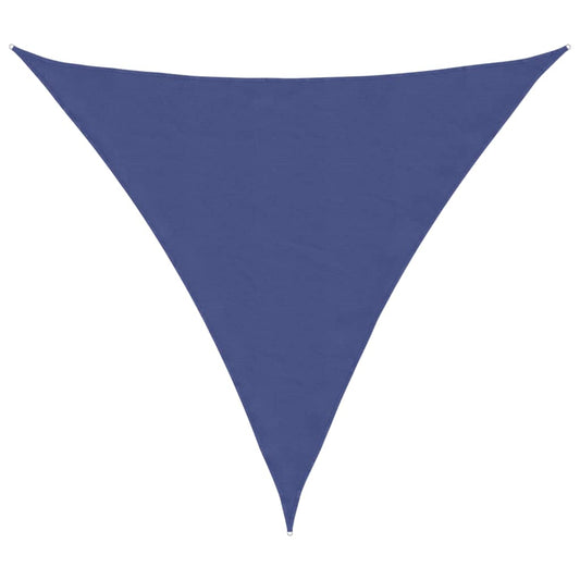 vidaXL Sunshade Sail Oxford Fabric Triangular 3.6x3.6x3.6 m Blue