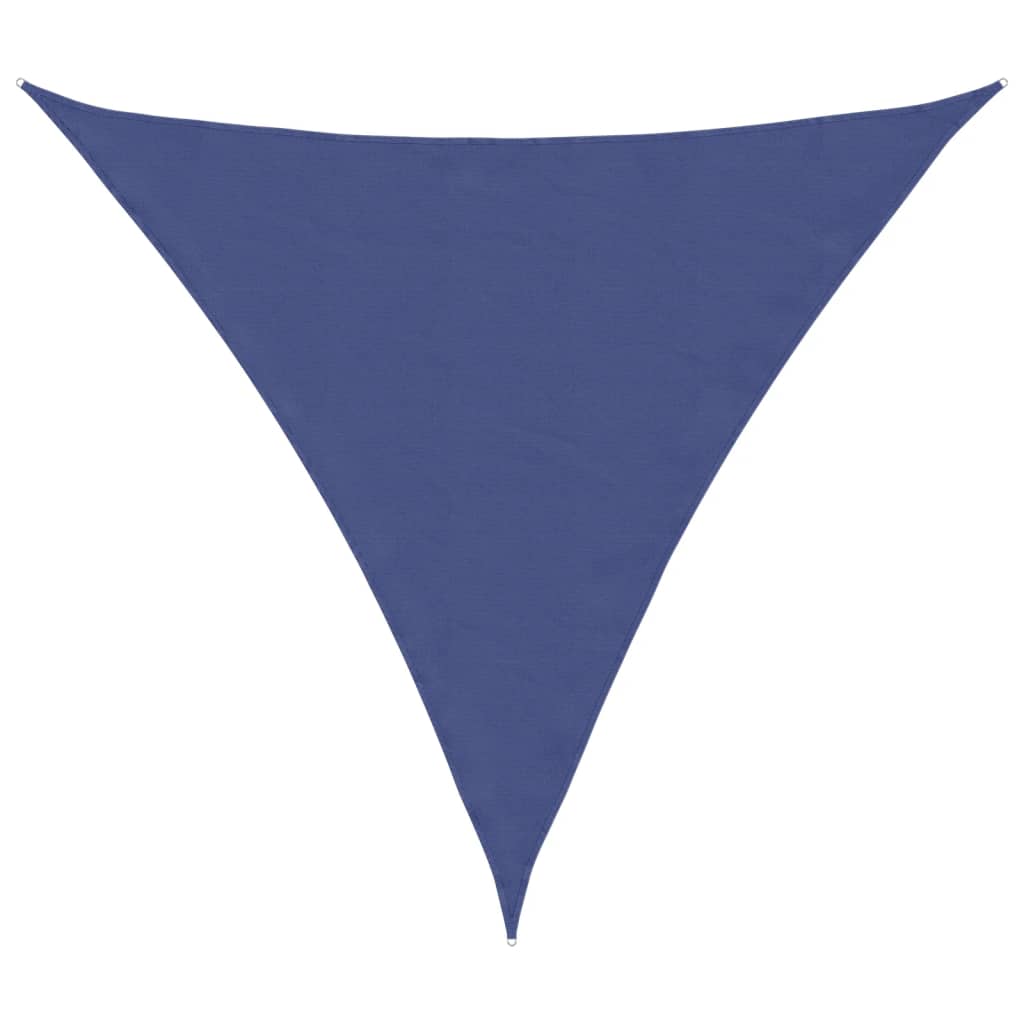 vidaXL Sunshade Sail Oxford Fabric Triangular 4x4x4 m Blue