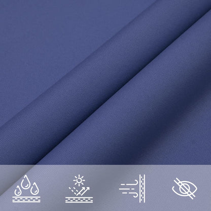 vidaXL Sunshade Sail Oxford Fabric Triangular 4.5x4.5x4.5 m Blue