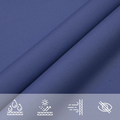 vidaXL Sunshade Sail Oxford Fabric Triangular 5x5x5 m Blue
