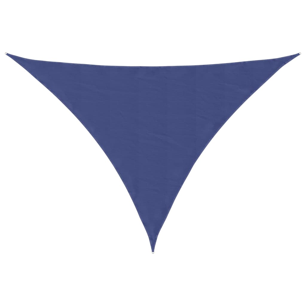 vidaXL Sunshade Sail Oxford Fabric Triangular 5x6x6 m Blue