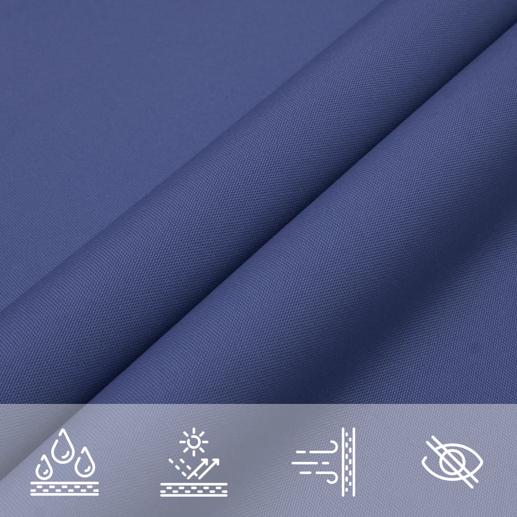 vidaXL Sunshade Sail Oxford Fabric Triangular 5x6x6 m Blue