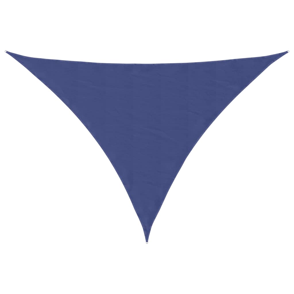 vidaXL Sunshade Sail Oxford Fabric Triangular 5x7x7 m Blue