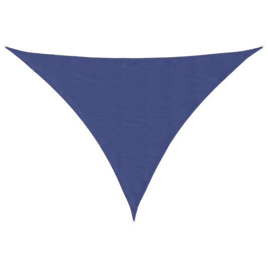 vidaXL Sunshade Sail Oxford Fabric Triangular 5x7x7 m Blue