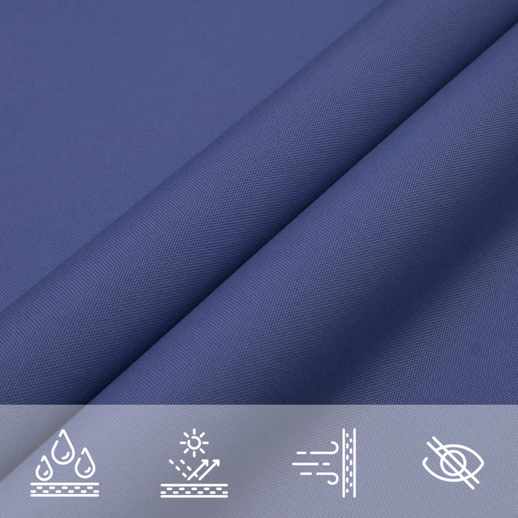 vidaXL Sunshade Sail Oxford Fabric Triangular 5x7x7 m Blue