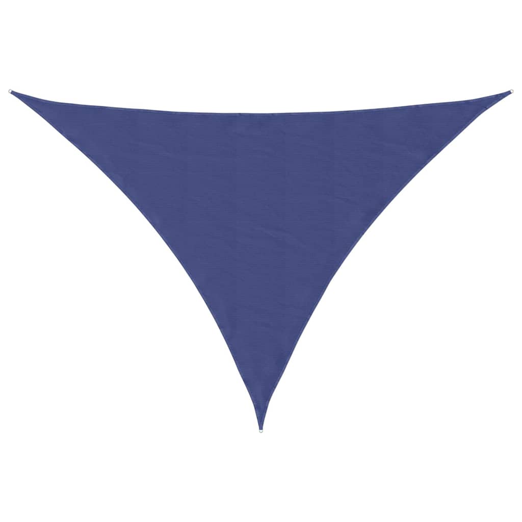 135568 vidaXL Sunshade Sail Oxford Fabric Triangular 5x5x6 m Blue