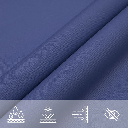 vidaXL Sunshade Sail Oxford Fabric Triangular 4x5x6.4 m Blue