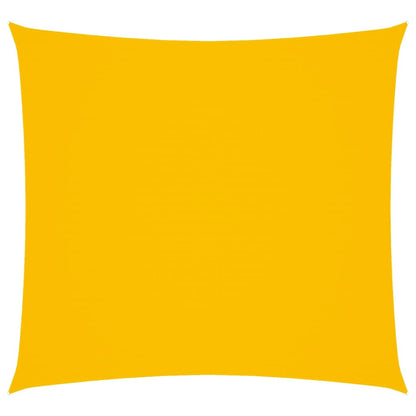 vidaXL Sunshade Sail Oxford Fabric Square 2x2 m Yellow