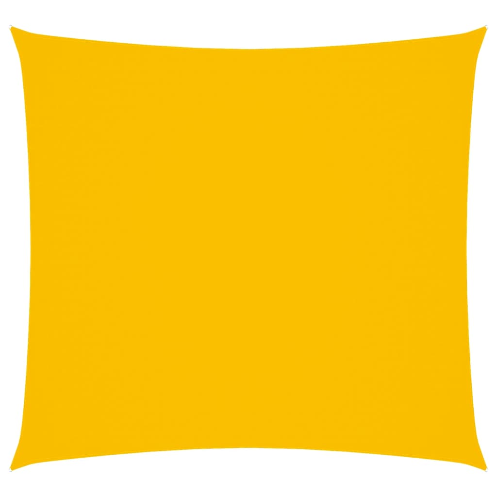 vidaXL Sunshade Sail Oxford Fabric Square 3.6x3.6 m Yellow