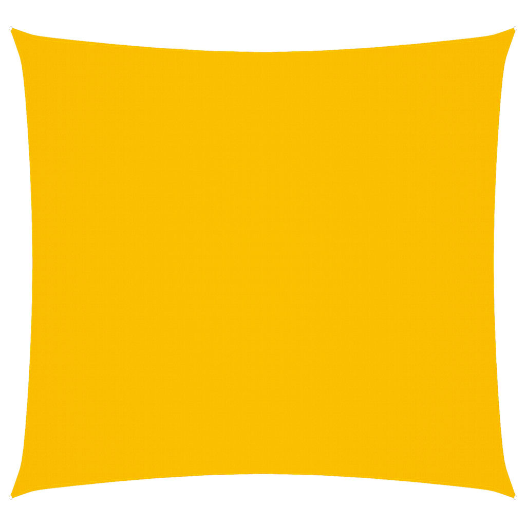 vidaXL Sunshade Sail Oxford Fabric Square 4x4 m Yellow